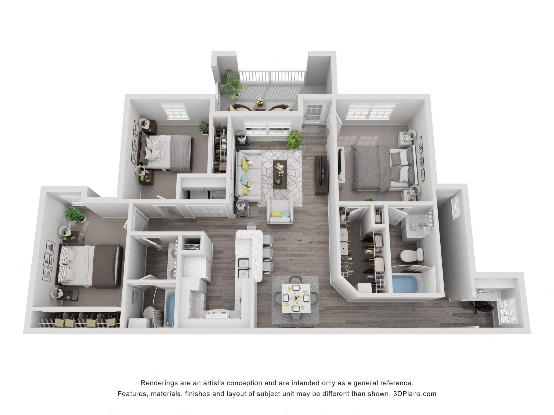Floor plan layout diagram for Elm